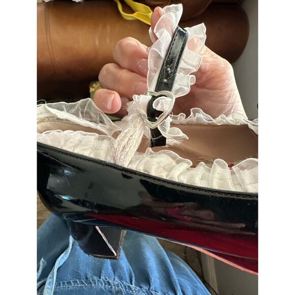 Japanese Lolita Women's harajuku chunky whimsygoth fairy goth Y2K Shoes Size 39 - Picture 8 of 11